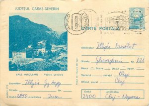 Romania postal stationery postcard Herculean baths