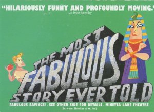 The Most Fabulous Story Ever Told American Theatre Postcard