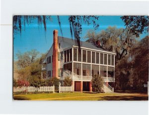 Postcard Oakley Plantation House Audubon Memorial State Park Louisiana USA