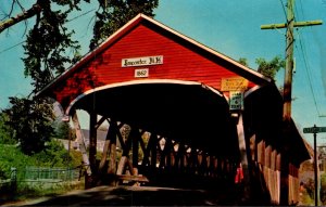 Covered Bridge Israel River Bridge Lancaster New Hampshire