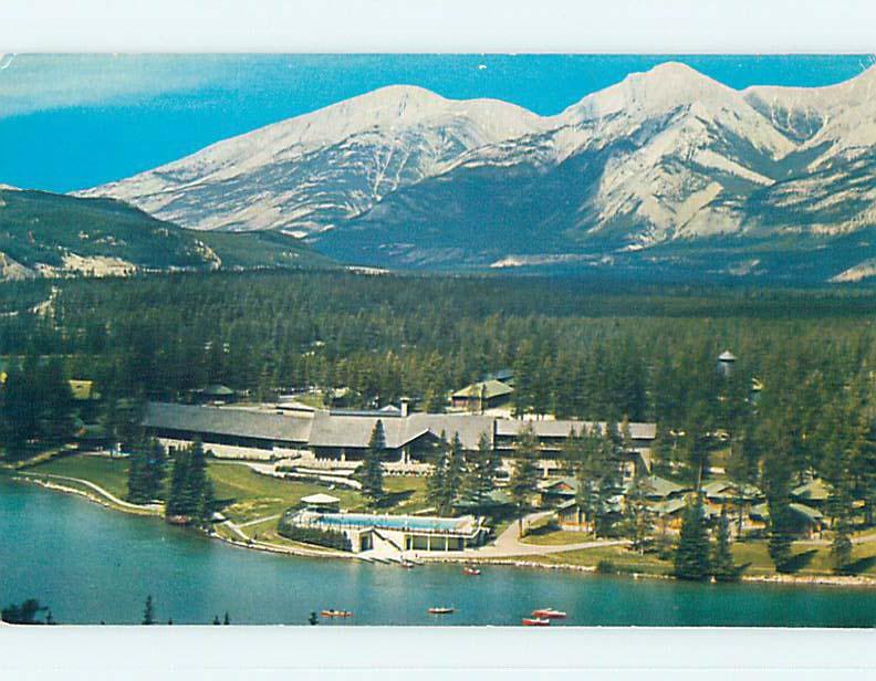 Unused Pre-1980 JASPER PARK LODGE MOTEL Jasper Alberta AB o0323