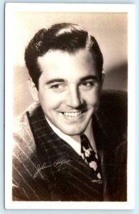 RPPC  JOHN PAYNE Movie Star from Miracle on 34th Street 1940s WT Gray Postcard