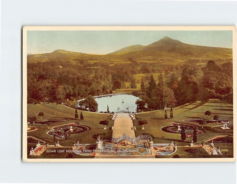 Postcard Sugar Loaf Mountain From Powerscourt Enniskerry Ireland