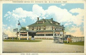 Ogunquit Maine Wedgemere Motor Inn roadside #25773 1920s Postcard 20-8145
