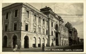 ecuador, GUAYAQUIL, Calle Pichincha (1930s) RPPC