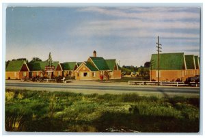 c1950's Evergreen Gables Lodge Idaho Falls Idaho ID Vintage Unposted Postcard