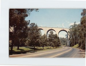 M-203745 Cabrillo Bridge and Freeway Balboa Park San Diego California USA