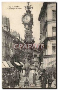 Amiens Old Postcard L & # 39horloge Dewailly