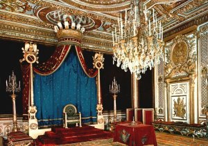 Postcard The Throne Old King's Bedroom Couleurs Et Lumiere De France