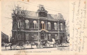 Hagerstown Maryland Court House Vintage Postcard AA28843