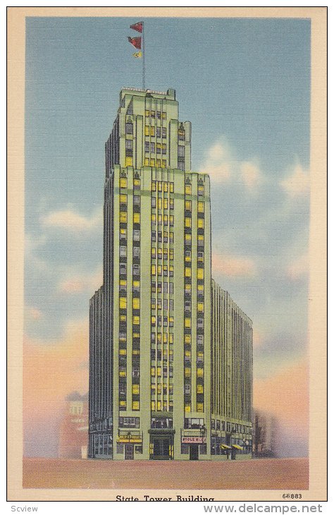 State Tower Building, Syracuse, New York, 30-40s