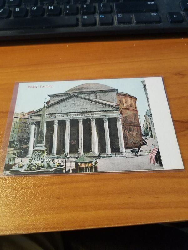 Antique Postcard entitled, Roma - Pantheon  Unposted.  Good shape