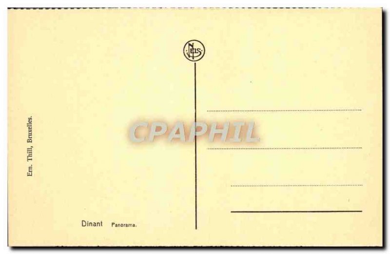 Old Postcard Dinant Panorama