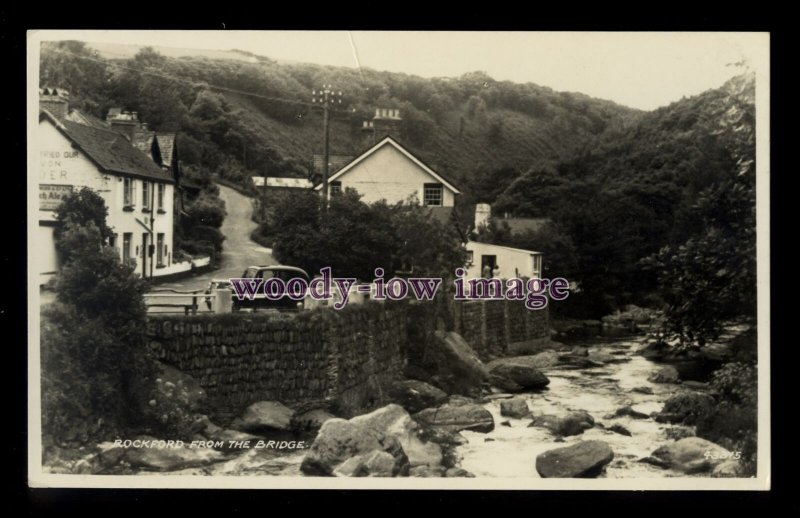 tp2622 - Devon - Rockford Hamlet & Rockford Inn from Bridge, c1950s - postcard