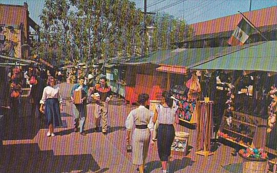 California Los Angeles Olvera Street 1966