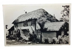The Old Cottage Pagham Devon Vintage RP Postcard