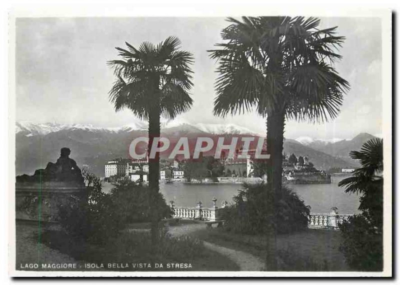 Postcard Modern Lago Maggiore - Isola Bella Vista da Stresa