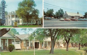 College Park MD Maryland DEL HAVEN WHITE HOUSE MOTEL Roadside 50's Cars Postcard