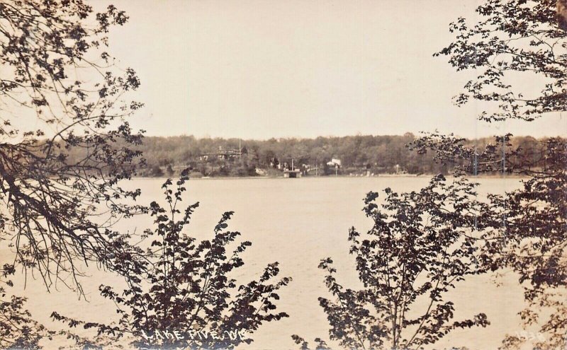 HARTFORD WISCONSIN~LAKE PIKE ?~JOSEPH SEIDL REAL PHOTO POSTCARD