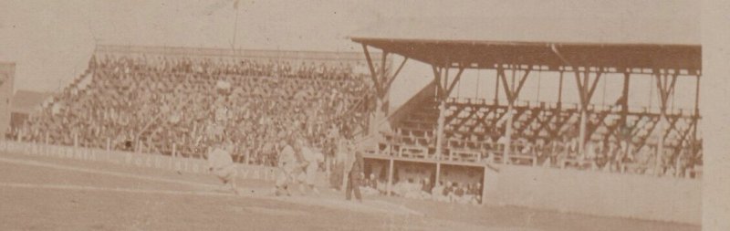 Rock Island ILLINOIS RPPC 1910 ISLANDERS MINOR LEAGUE Team GAME SHOT Baseball 1