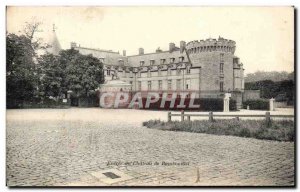 Old Postcard Entree du Chateau Rambouillet