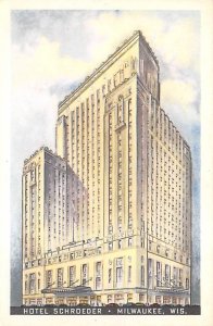 Hotel Shroeder Cocktail Lounge Milwaukee WI 