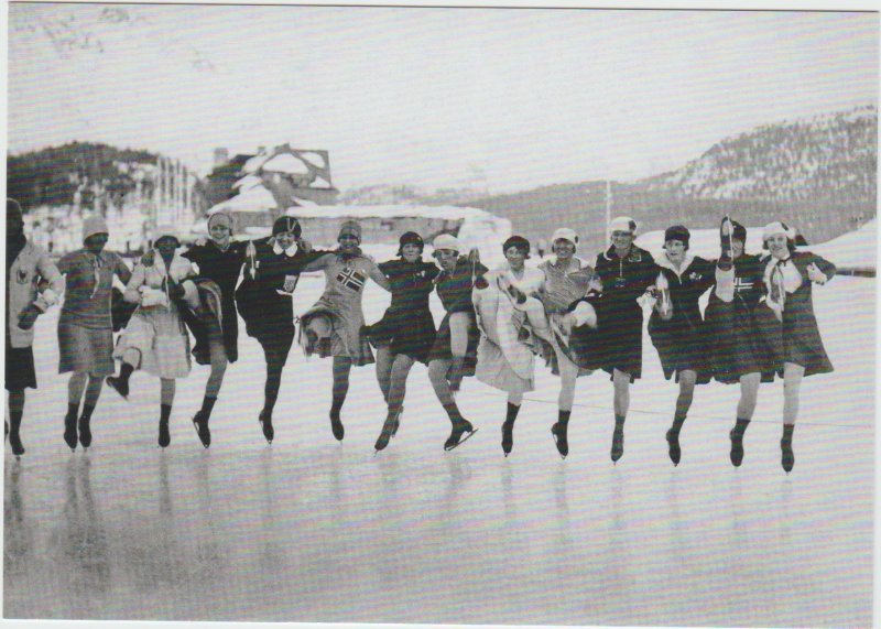 Olympic Games St-Moritz Skaters Switzerland 1928