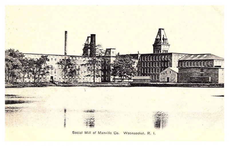 Rhode Island  Woonsocket  Social Mill of Manville Co.