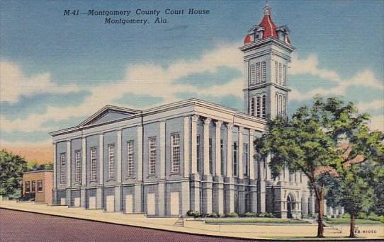 Alabama Montgomery County Court House 1955