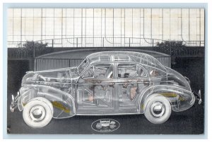 1940 New York Transparent Car Display Seen At World's Fair Advertising Postcard