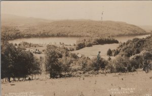 RPPC Postcard  Lake Morey Fairlee Vermont VT