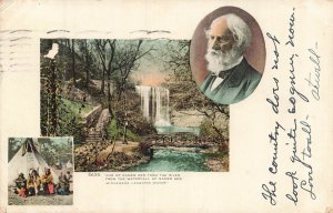 1909 Minnehaha Falls Minnesota Waterfall Scenic Divided Back Postcard
