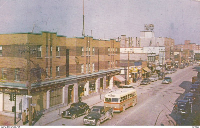 ROUYN , Quebec, Canada, 1950-60s ; Main Street