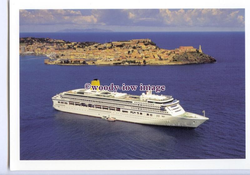 LN0744 - P&O Liner - Aurora , built 2000 - postcard