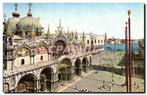 Old Postcard Venezia Basilica di S Marco Palazzo Ducale Isola S Giorgio