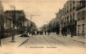 CPA MONTREUIL-sous-BOIS Avenue Pasteur (569504)