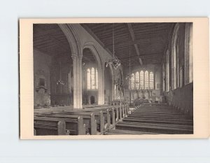 Postcard Interior looking east St. Peters Chapel Tower Of London England