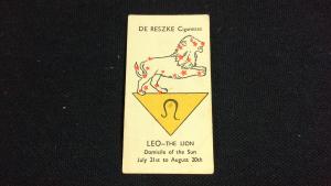 De Reszke Cigarette Card No 21 Leo Domicile Of The Sun