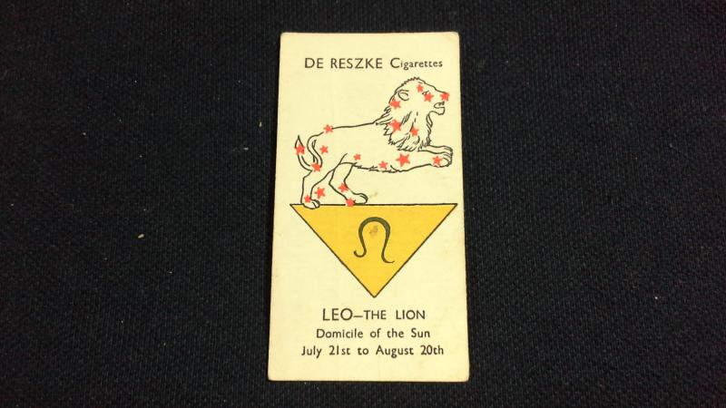 De Reszke Cigarette Card No 21 Leo Domicile Of The Sun