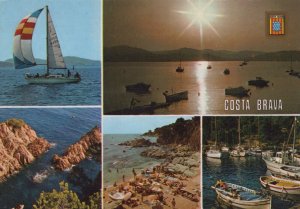 Spain Postcard - Views of Costa Brava. Posted - Ref.RR7782