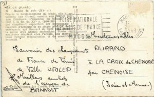 CPA MACON Maison de Bois (1190666)