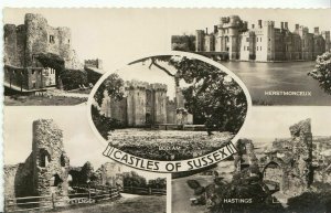 Sussex Postcard - Castles of Sussex - Real Photograph   ZZ1857