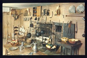 Shelburne Museum, Vermont/VT Postcard, Kitchen/Dutton House