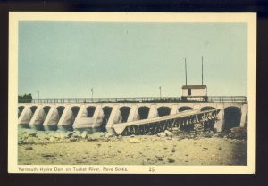 Yarmouth, Nova Scotia-N.S., Canada Postcard, Hydro Dam On Tusket River