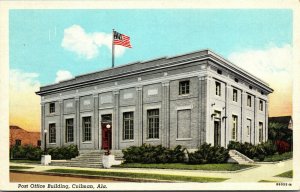 Postcard AL Cullman Post Office Building - Publ. C.T. American Art 1920s L14