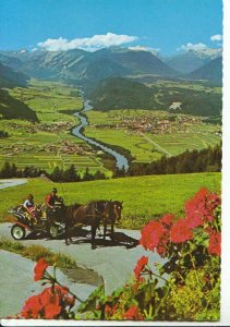 Austria Postcard - Blick Von Mosern in Tirol - Showing Horses & Cart - Ref18672A