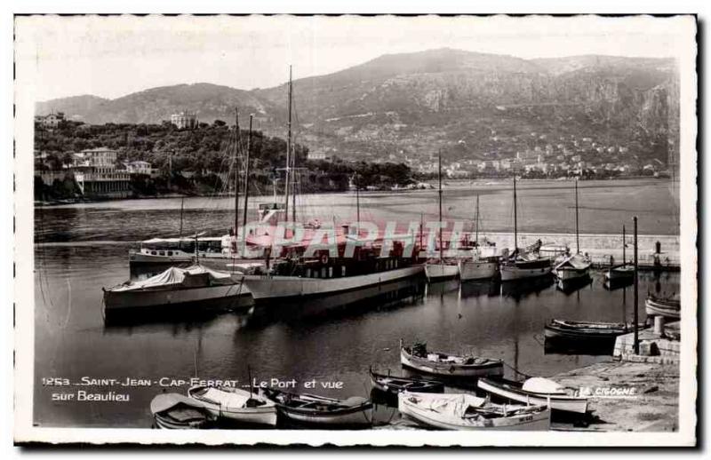 Saint Jean Cap Ferrat - The Port View and Beaulieu - Old Postcard