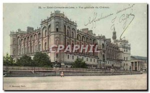 Saint Germain en Laye Old Postcard General view of the castle