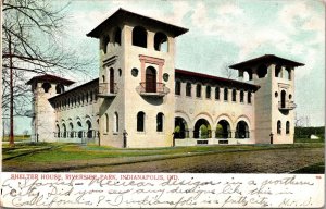 Postcard Shelter House at Riverside Park in Indianapolis, Indiana~138160