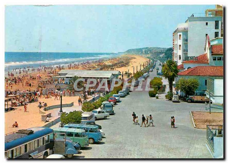 Postcard Modern Darada Costa Tarragona Vendrell Comarruga Beach